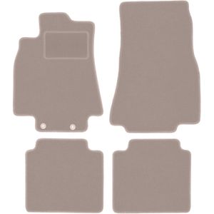 Beige veloursmatten voor: Mercedes B-Klasse W245 hatchback (2005-2011)
