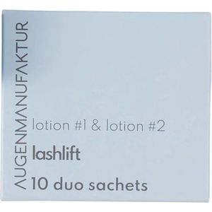 Augenmanufaktur lashlifting lotions dubbele kamer sachets 10-pack