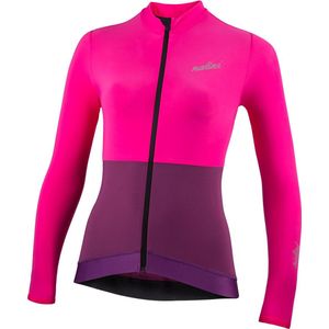 Nalini - Dames - Fietsshirt - Lange Mouwen - Wielrenshirt - Fucsia - Paars - WARM WRAP LADY JERSEY - XS