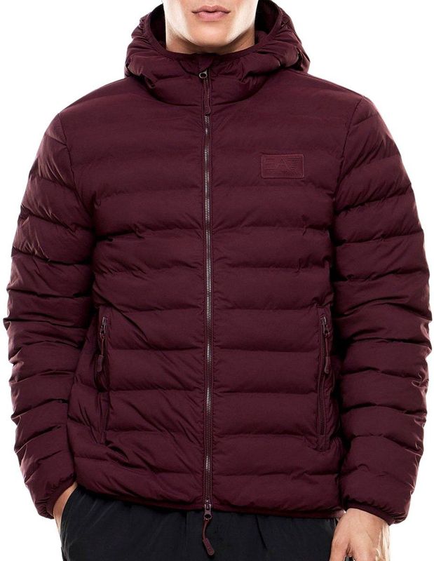 Emporio Armani - EA7 - Leren Jas - Zwart