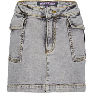4PRESIDENT Rok Meisjes - Grey Wash - Maat 98