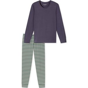 Schiesser - Casual Essentials - Pyjama - Indigo - Katoen - 2-delig