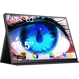UPERFECT Portable Monitor T02 18,5"" Gaming Draagbare Monitor | 120Hz FHD IPS | 100% sRGB | Anti-verblindend Scherm | Dual Type-C | VESA-bevestiging