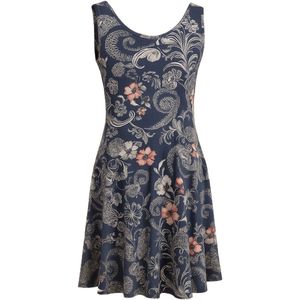 Debbie Morgan Zomerjurk - Navy Bloemenpracht - L
