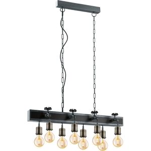 EGLO  hangende plafondverlichting Harde montage Zwart E27 60 W A++,E