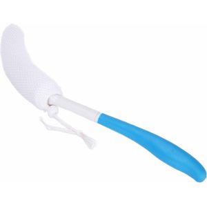 Sponge Back Scrubber - Lange Gebogen Badborstel - Energiezuinig - Afneembaar Hoofd - Voldoende Schoonmaak Voor Ouderen - Voor Bad