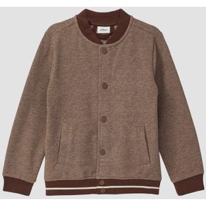 s.Oliver bomberjack donkerbruin