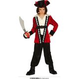 Fiestas Guirca - Kostuum Red Pirate (3-4 jaar)