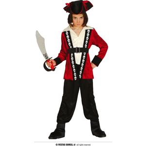 Fiestas Guirca - Kostuum Red Pirate (3-4 jaar)