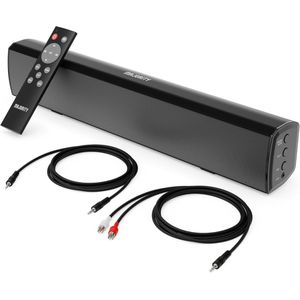 Compacte 2.1 Bluetooth Soundbar voor TV en PC met Afstandsbediening en Meerdere Aansluitingen