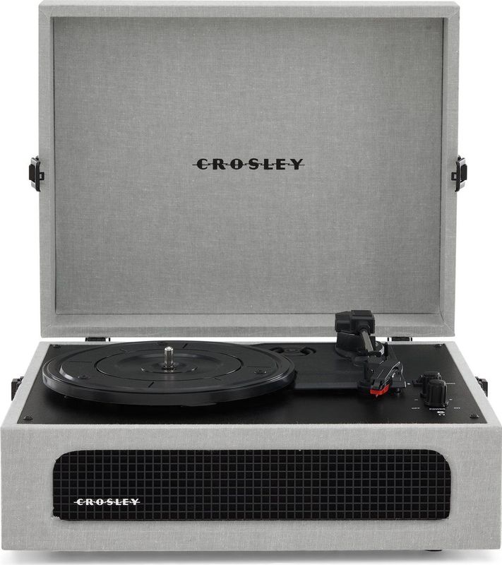 Crosley - Voyager - Platenspeler - Grijs - Bluetooth - 3-snelheden