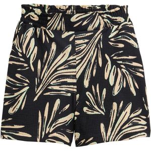 TOM TAILOR DENIM - Broek - Beige - Bloemenprint - Loosefit - Mid Waist