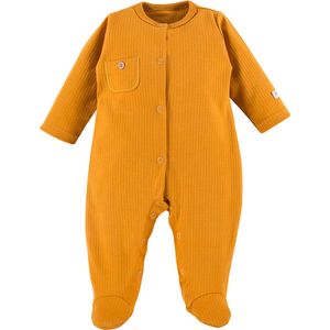Eevi - Boxpakje/Slaappakje/Pyjama/Onesie - Mosterd - Maat 68 - 4 t/m 6 maanden