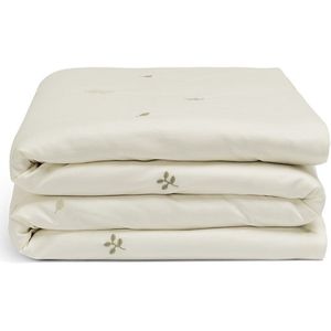 Yumeko - Kinderdekbedovertrek - Warm Wit - Katoen Satijn - 100x135 cm