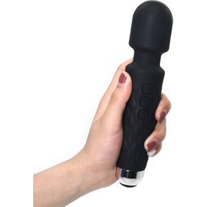 Magic Wand Vibrator black & Massager - G Spot & Clitoris Stimulator - Stille Vibrators voor Vrouwen - Sex Toys voor Koppels - Erotiek