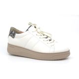 Hartjes - 162.1950 - Leren Sneaker - Wit Combi - Wijdte H