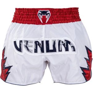 Venum Inferno Muay Thai Shorts Wit Rood - XL