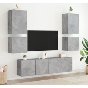 vidaXL-Tv-wandmeubel-40,5x30x40-cm-bewerkt-hout-betongrijs