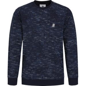 Gabbiano Trui Sweater Met Geometrisch Patroon 773771 301 Navy Mannen Maat - L