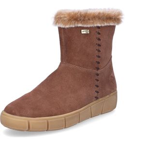 Remonte - Laarzen - Bruin - Suède - Lamswollen Voering - RemonteTex Membraan