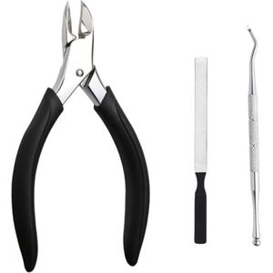 Nagelknip set - 3-delig - Nageltang voor harde teennagels - Nagelschaar - Manicure set - Pedicureset - Teennagelknipper