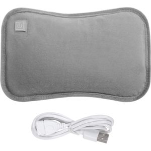 Elektrische Handwarmer - Handwarmers Herbruikbaar - Electrisch - Handverwarmer Elektrisch - Kruik - Warmtekruik - 1 Warmtestand - Grijs