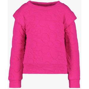 TwoDay meisjes sweater met bloemenpatroon roze - Maat 98