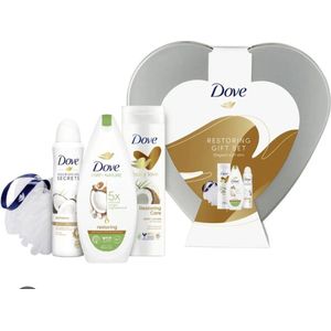 Dove Nourishing Secrets Coconut Hartblik Geschenkset - 3 delig- Geschenkset