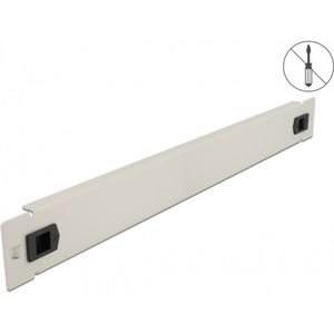 Blindpaneel - 19 inch - Grijs - Toolfree - 1U