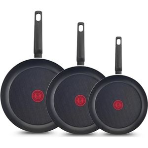 Pannenset - Zwart - RVS - 5-delig