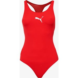 Puma dames badpak - Rood - Maat S