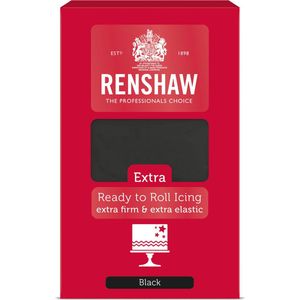 Renshaw Rolfondant Extra 1kg -Black-