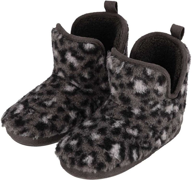 Apollo - Kindersloffen - Donkergrijs - Pantoffels - Met Antislip