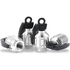 4 Stuks Aluminium Wieldoppen voor Banden - Zware Handige Ventieldoppen | Auto Accessoires