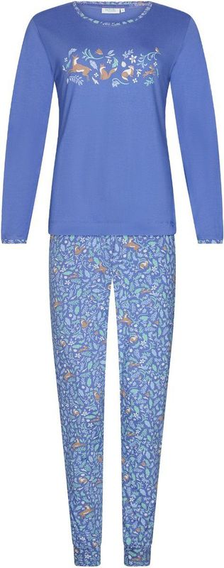 Rebelle - Forest Animal - Pyjama - Bio Katoen - Blauw - Maat 36