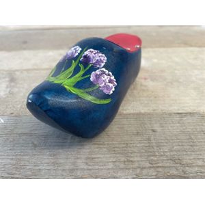 Ik hou van Holland klomp blauw met tulpen handpainted met spaarfunctie