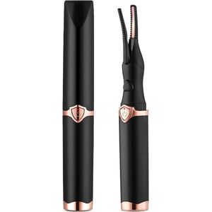 Elektrische wimperkruller - Wimperkruller - Verwarmde wimperkruller - 3-snelheden temperatuurregeling, verwarmde wimperkruller - USB oplaadbare wimperkruller - Anti-verbranding tanden - Natuurlijk gekrulde wimpers - Zwart