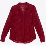 Geisha - Blouse Fancy - Wijnrood - Blouses