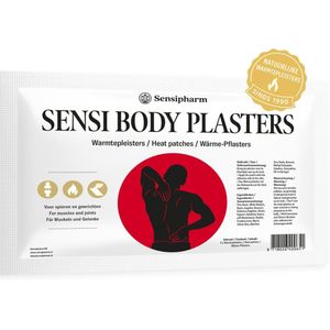 Sensi Body Plasters - Warmtepleisters - 9x14 cm - 5 Zelfklevende Pleisters - Tijgerbalsem