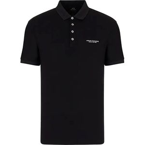 Armani Exchange 8nzf80-z8h4z Korte Mouw Poloshirt Zwart S Man