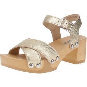 Softclox - S3598 Hanne Gladleer - Damessandalen - Goud