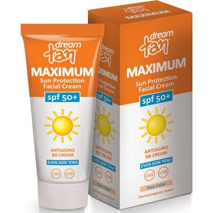 Pharmaid Dream Tan SPF50+ Gezichtscrème 60ml Maximale Zonnebescherming | BB creme UVA UVB
