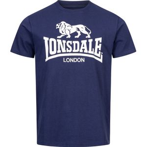 Lonsdale Classic T-shirt Oud Logo Marineblauw - Maat: XL