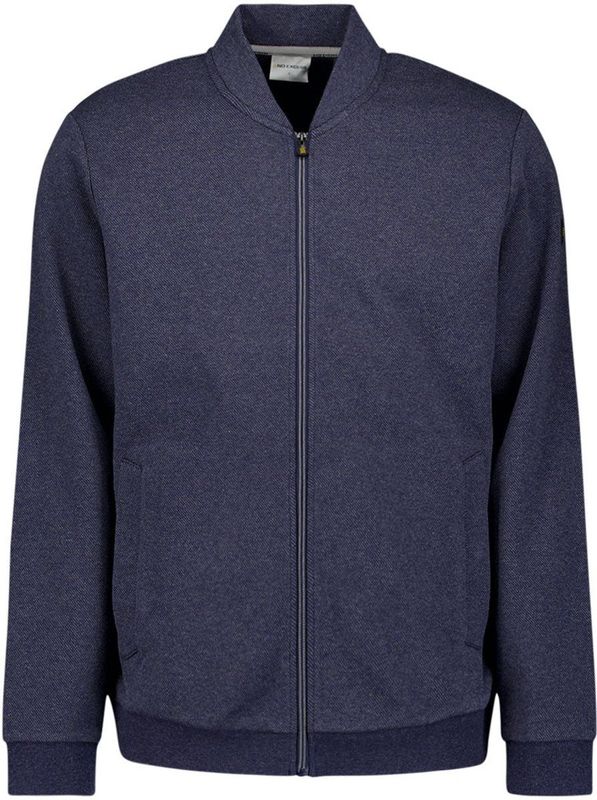 No Excess - Sweatvest - Marine - Lange Mouw - Ritssluiting