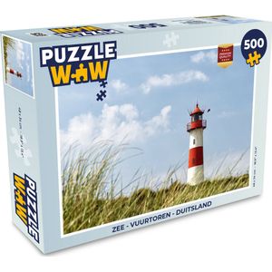 Puzzel Zee - Vuurtoren - Duitsland - Legpuzzel - Puzzel 500 stukjes
