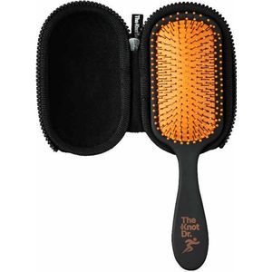 The Knot Dr. Pro Sport - Haarborstel - Tangerine Pad - Ergonomisch - Inclusief Beschermende Case