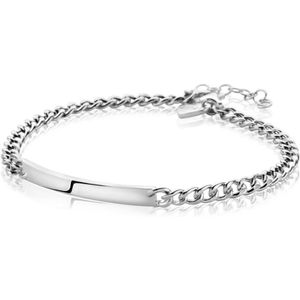 Zinzi zilveren plaat armband armband ZIA2271