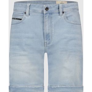 Twinlife Heren Jeans Joshua - Korte broeken - Duurzaam - Elastisch - Blauw - 29