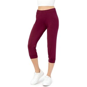 Merry Style – Dames - Sportbroek – Katoenen – Joggingbroek - 3/4 Lang – Zwart – S - MS-MS10-261-SW