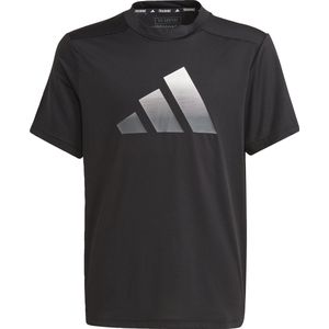 adidas Performance Train Icons AEROREADY Logo T-shirt - Kinderen - Zwart- 140